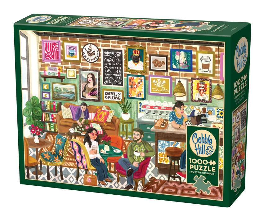 Coffee Please 1000 Piece Jigsaw Puzzle | Cobble Hill - Jigsaw Puzzles - The Puzzle Center