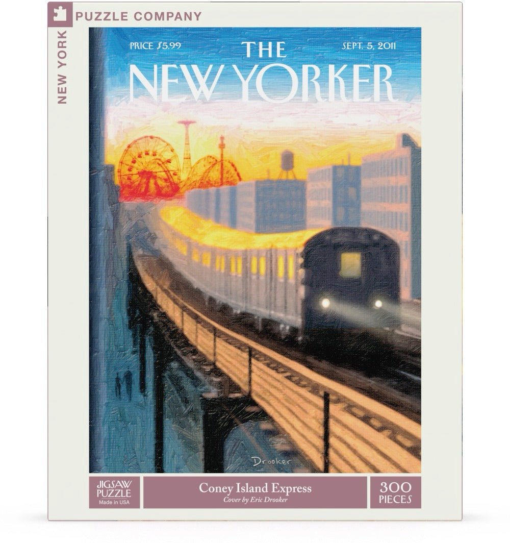 Coney Island Express 300 Piece Jigsaw Puzzle | New York Puzzle Company - Jigsaw Puzzles - The Puzzle Center