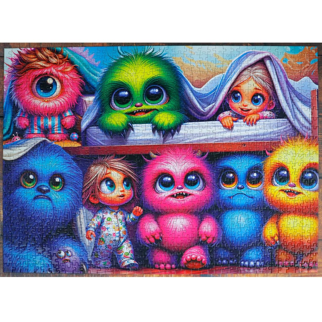 Cool Monsters 1000 Piece Jigsaw Puzzle by Delfy - Delfy - Jigsaw Puzzles - The Puzzle Center -