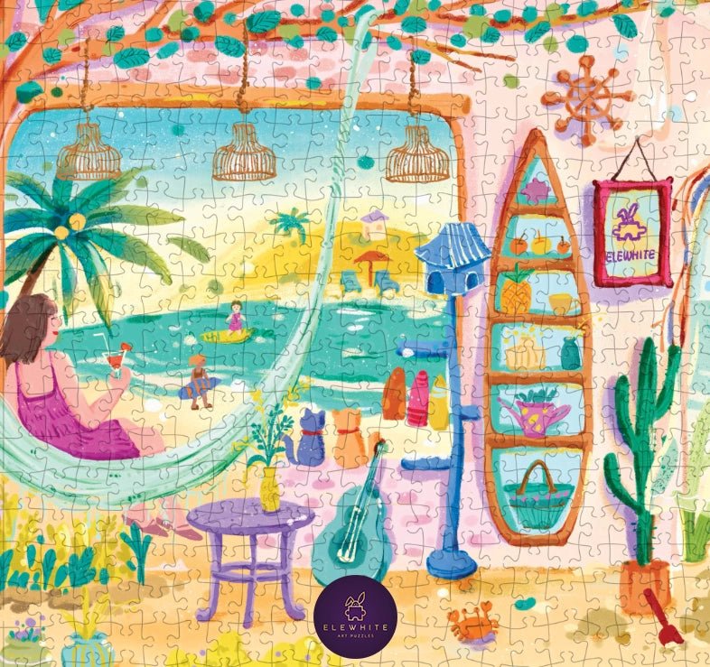 Costal Daydream 1000 Piece Jigsaw Puzzle | Elewhite - Jigsaw Puzzles - The Puzzle Center
