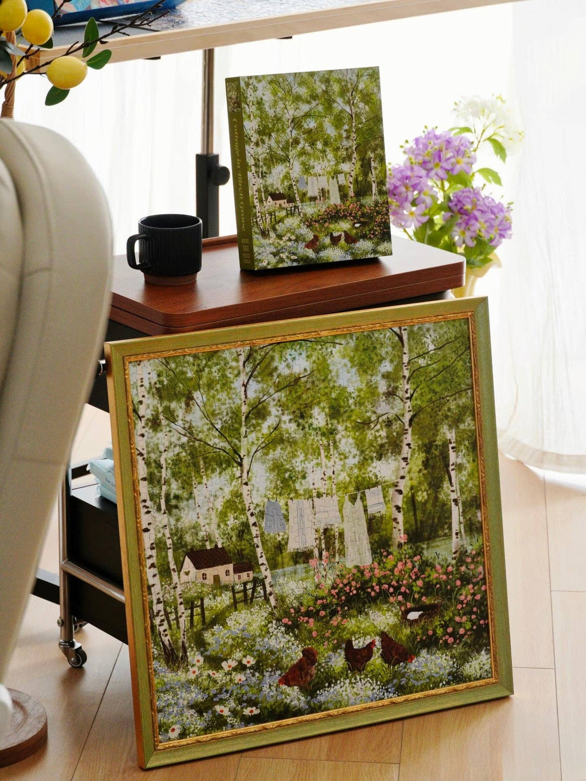 Cottage in Birch Grove 500 Piece Jigsaw Puzzle | WEVE - Jigsaw Puzzles - The Puzzle Center