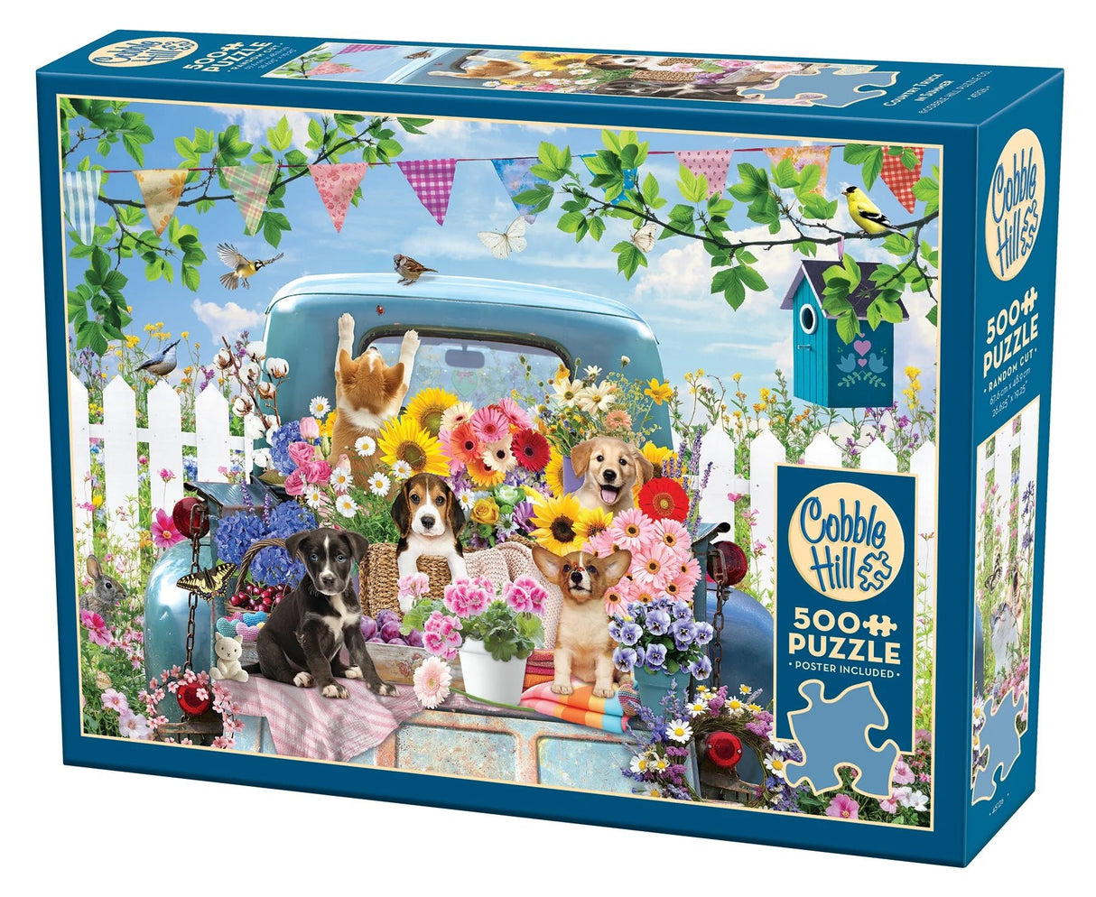 Country Truck in Summer 500 Piece Jigsaw Puzzle | Cobble Hill - Jigsaw Puzzles - The Puzzle Center