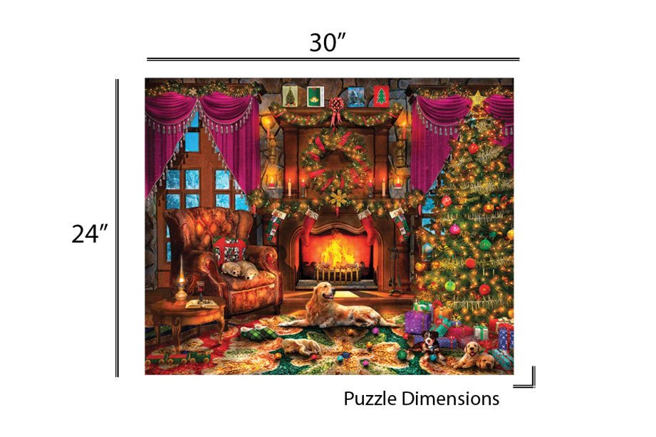 Cozy Christmas 1000 Piece Jigsaw Puzzle by Springbok Puzzles - Springbok Puzzles - Jigsaw Puzzles - The Puzzle Center -