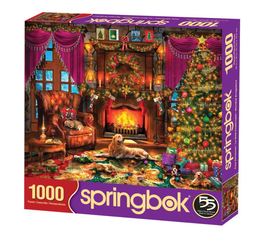 Cozy Christmas 1000 Piece Jigsaw Puzzle by Springbok Puzzles - Springbok Puzzles - Jigsaw Puzzles - The Puzzle Center -