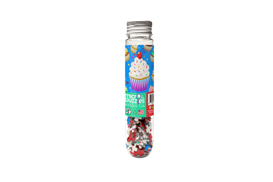 Cupcake Celebration 150 Piece Mini Jigsaw Puzzle | MicroPuzzles - Mini Jigsaw Puzzles - The Puzzle Center