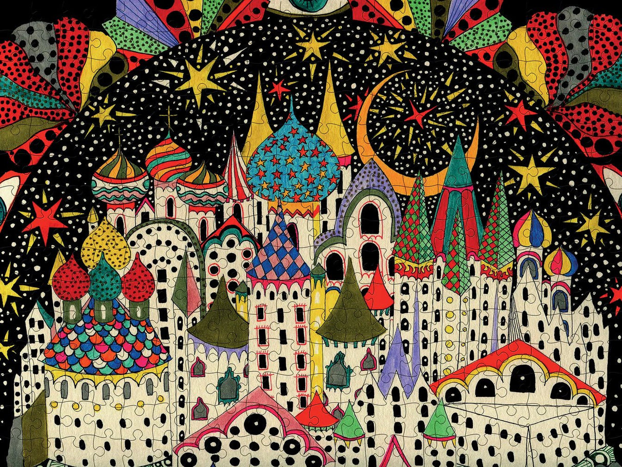 Daria Hlazatova: Imaginary City 300 - Piece Jigsaw Puzzle by Pomegranate - Pomegranate - Jigsaw Puzzles - The Puzzle Center -
