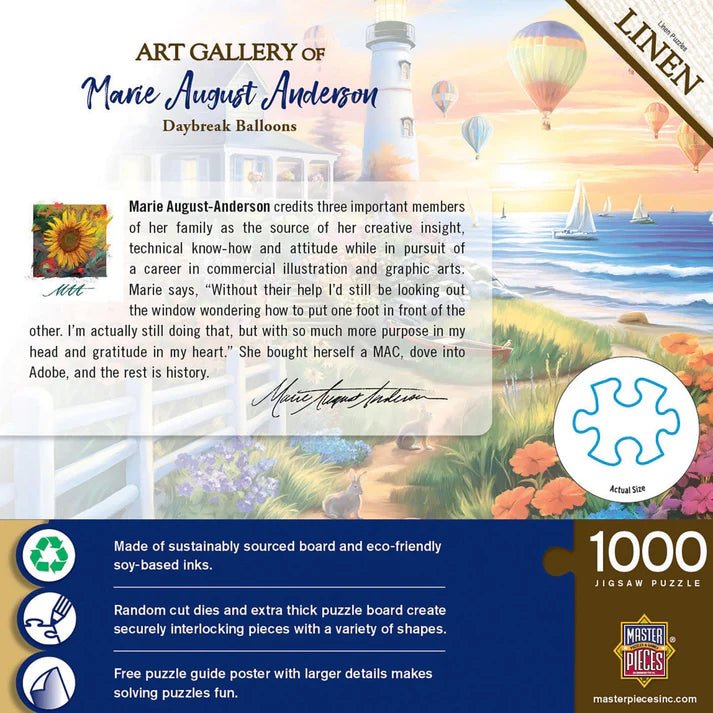 Daybreak Balloons 1000 Piece Jigsaw Puzzle | Masterpieces - Jigsaw Puzzles - The Puzzle Center