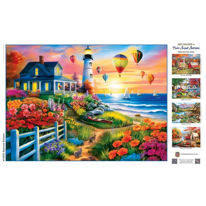 Daybreak Balloons 1000 Piece Jigsaw Puzzle | Masterpieces - Jigsaw Puzzles - The Puzzle Center