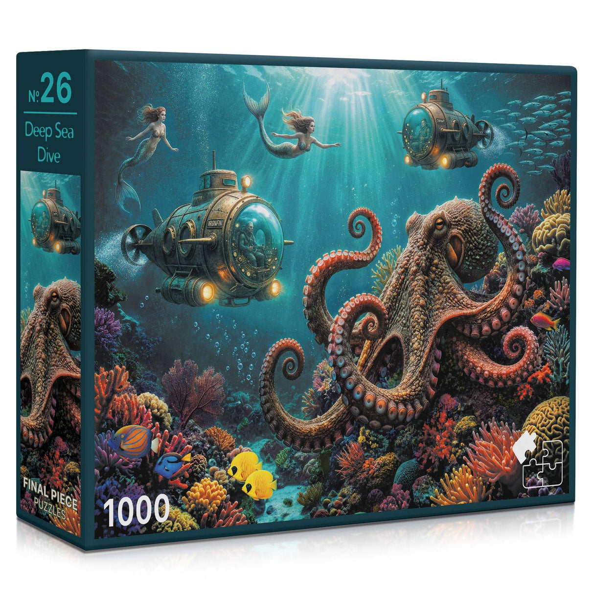 Deep Sea Dive 1000 Piece Jigsaw Puzzle | Final Piece Puzzles - Jigsaw Puzzles - The Puzzle Center