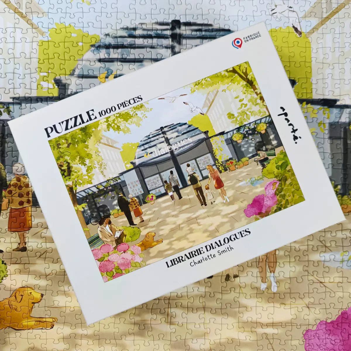 Dialogues Bookstore 1000 Piece Jigsaw Puzzle | Aparté - Jigsaw Puzzles - The Puzzle Center