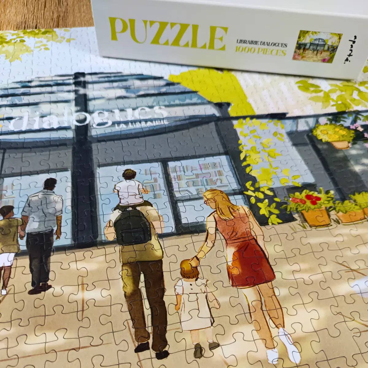 Dialogues Bookstore 1000 Piece Jigsaw Puzzle | Aparté - Jigsaw Puzzles - The Puzzle Center