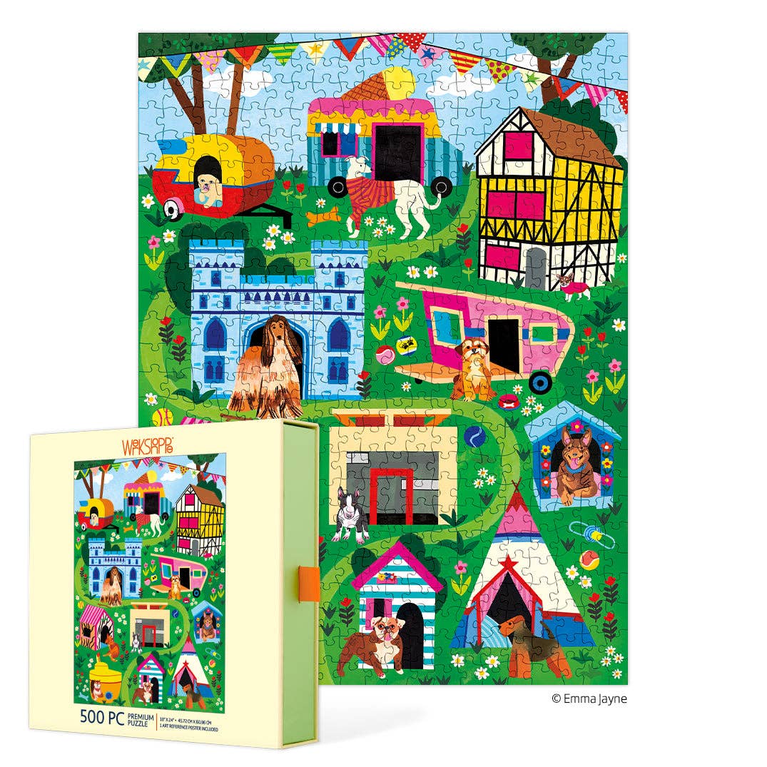 Doggie Dreamhouse 500 Piece Jigsaw Puzzle | WerkShoppe - Jigsaw Puzzles - The Puzzle Center