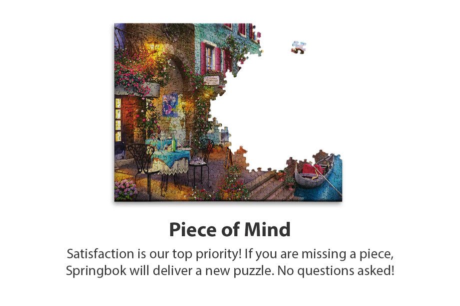 Dolce Vita 1000 Piece Jigsaw Puzzle by Springbok Puzzles - Springbok Puzzles - Jigsaw Puzzles - The Puzzle Center -