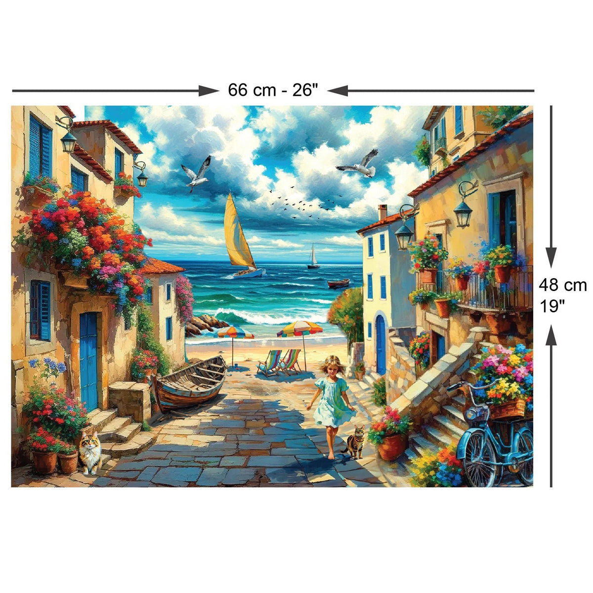 Dreamy Village 1000 Piece Jigsaw Puzzle | Anatolian - Jigsaw Puzzles - The Puzzle Center