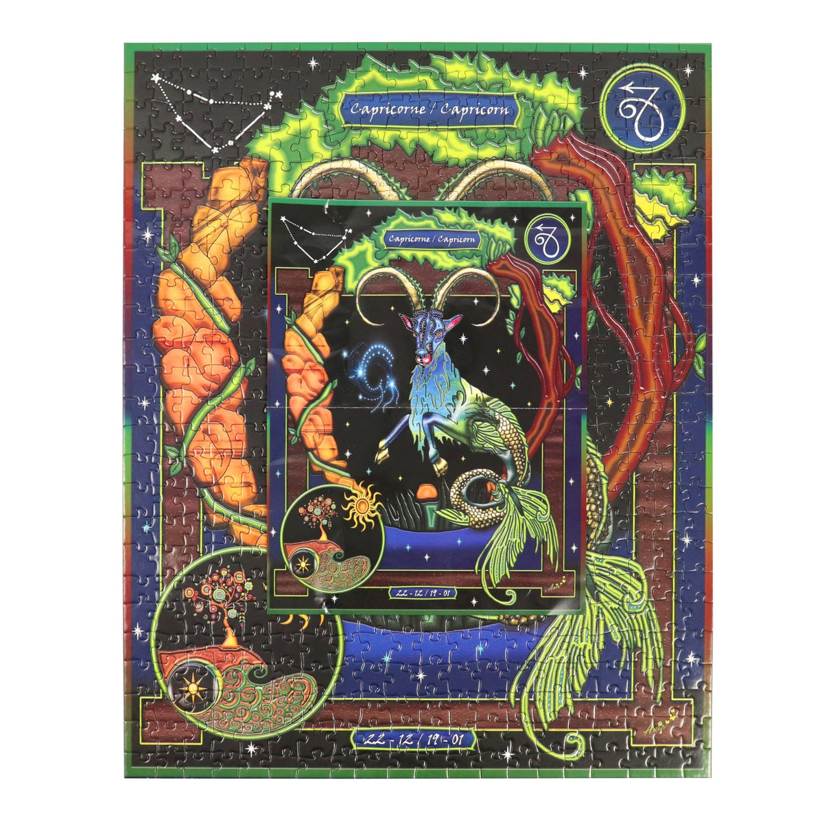 Earth Signs Multipack - 3 Puzzles, 500 Pieces Each by JaCaRou Puzzles - JaCaRou Puzzles Inc. - Jigsaw Puzzles - The Puzzle Center -