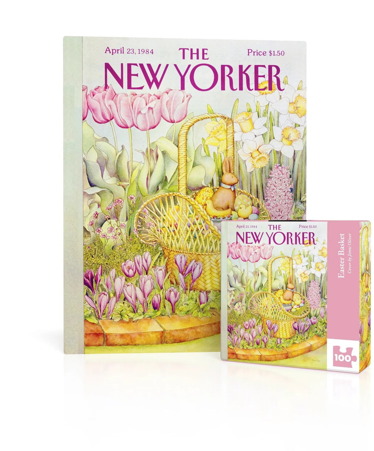 Easter Basket 100 Piece Mini Jigsaw Puzzle | New York Puzzle Company - Mini Jigsaw Puzzles - The Puzzle Center