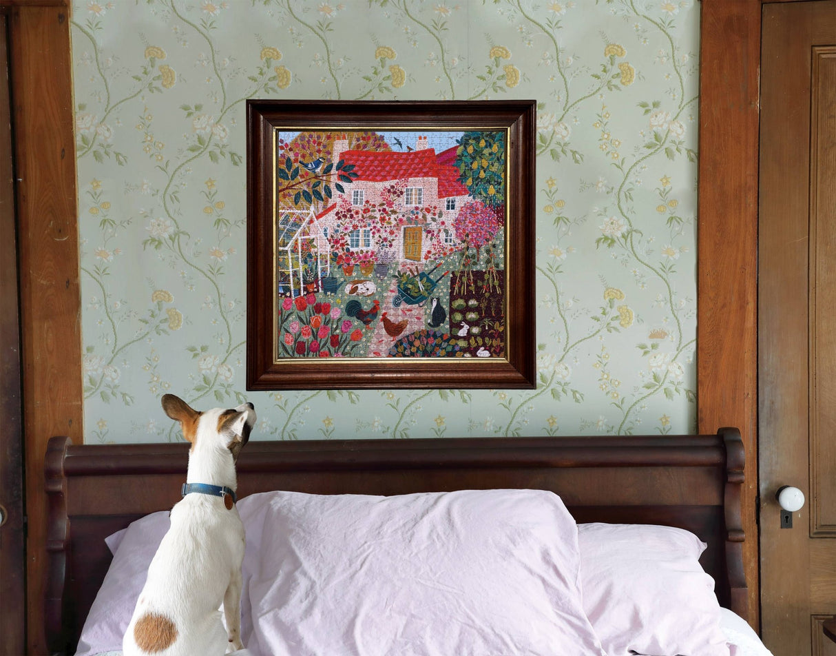English Cottage 1000 Piece Jigsaw Puzzle | eeBoo - Jigsaw Puzzles - The Puzzle Center