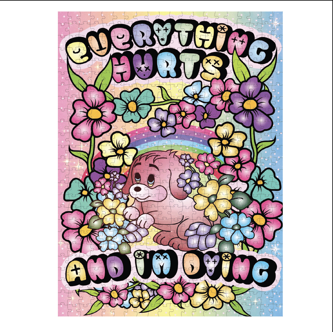 Everything Hurts Puzzle - Funny 500 Piece Spring Jigsaw Puzzle by FUN CLUB - FUN CLUB - Jigsaw Puzzles - The Puzzle Center -