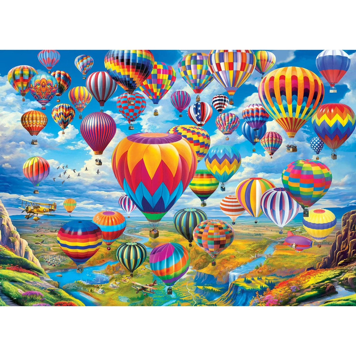 Fairs & Festivals - Hot Air Balloon Festival 1000 Piece Puzzle by Masterpieces - Masterpieces Puzzles - Jigsaw Puzzles - The Puzzle Center -