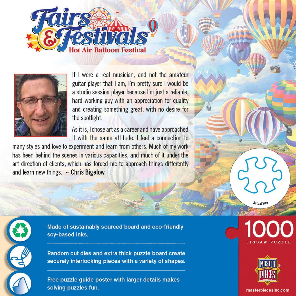 Fairs & Festivals - Hot Air Balloon Festival 1000 Piece Puzzle by Masterpieces - Masterpieces Puzzles - Jigsaw Puzzles - The Puzzle Center -