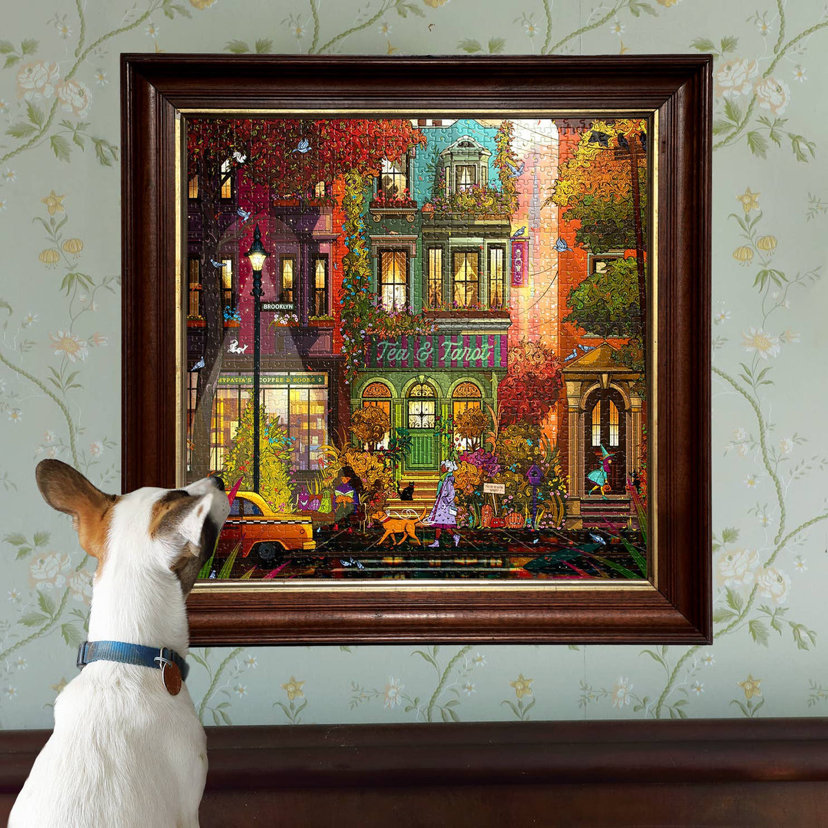 Fall in Brooklyn 1000 Piece Jigsaw Puzzle | eeBoo - Jigsaw Puzzles - The Puzzle Center
