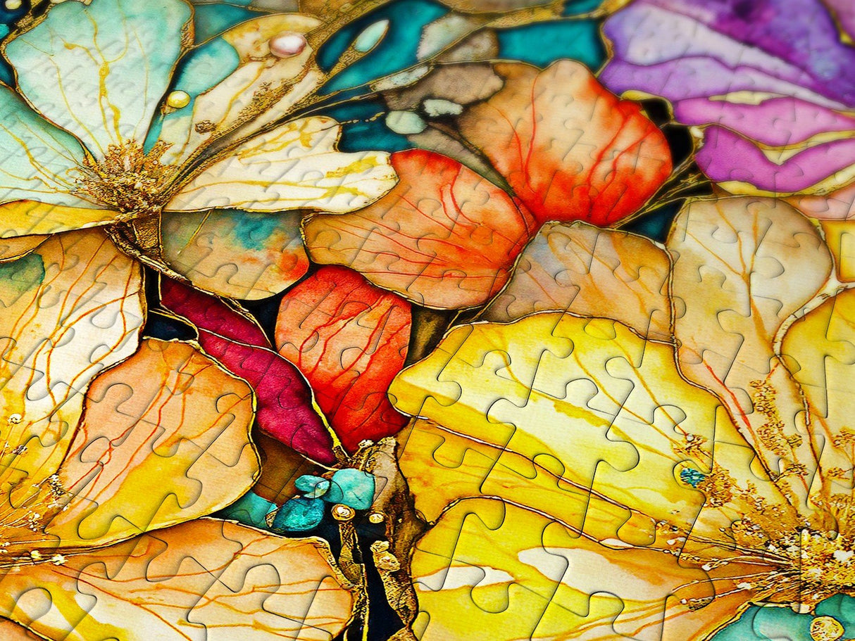 Fancy Flower Garden 1000 Piece Jigsaw Puzzle | Enjoy Puzzles - Jigsaw Puzzles - The Puzzle Center