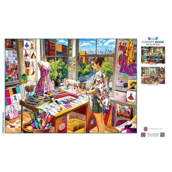 Fashion Dreams 500 Piece Jigsaw Puzzle | Masterpieces - Jigsaw Puzzles - The Puzzle Center