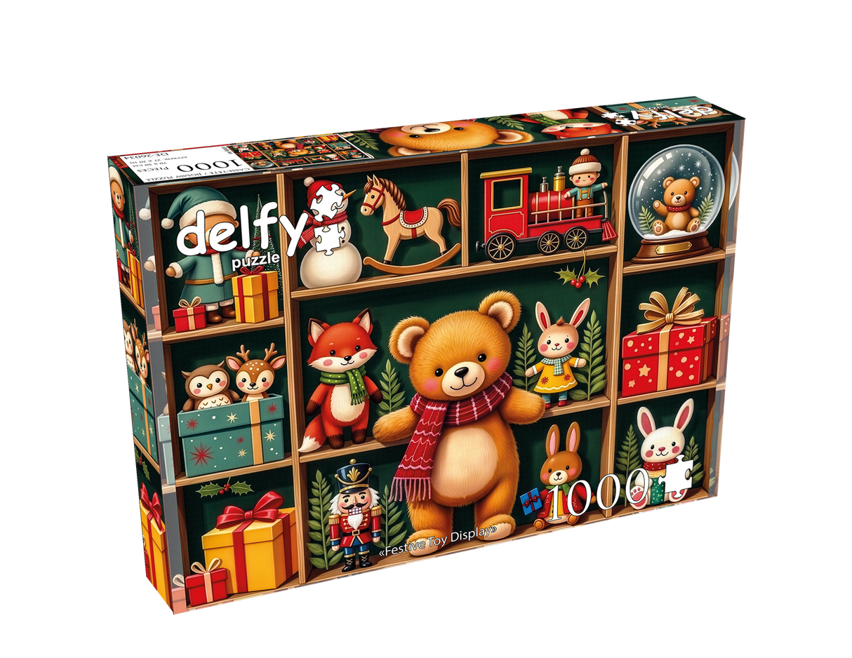 Festive Toy Display 1000 Piece Jigsaw Puzzle | Delfy - Jigsaw Puzzles - The Puzzle Center