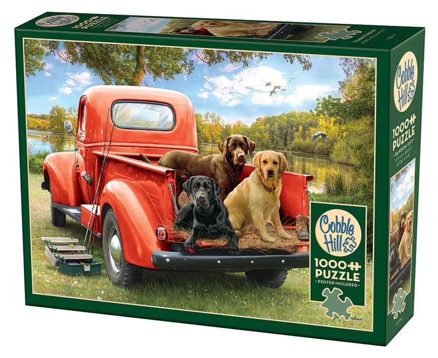 Fishing Friends 1000 Piece Jigsaw Puzzle | Cobble Hill - Jigsaw Puzzles - The Puzzle Center