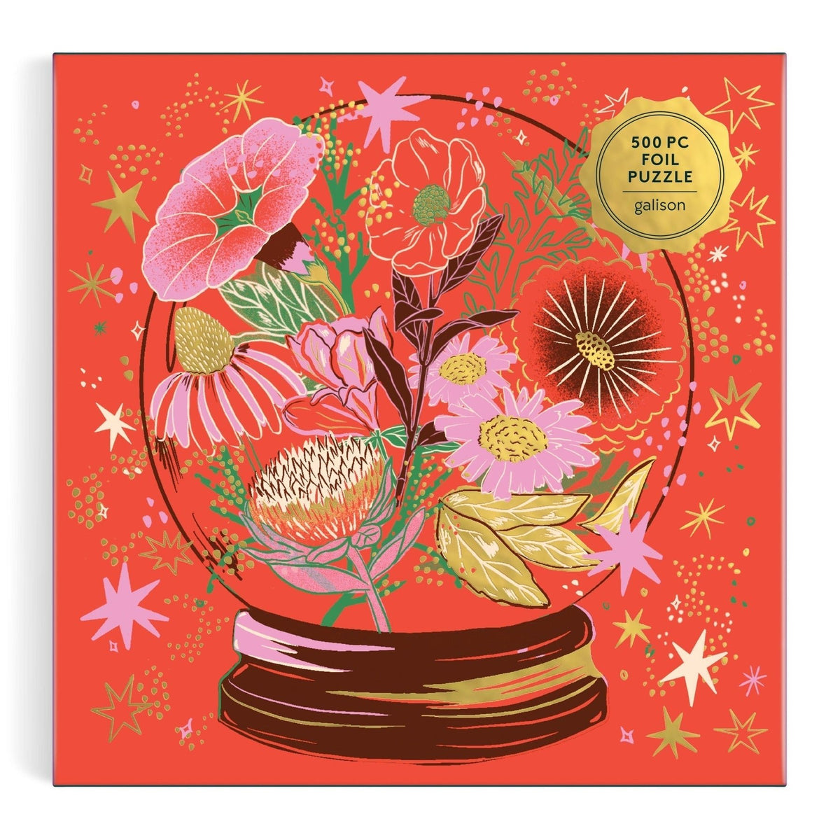 Flower Gazing 500 Piece Foil Jigsaw Puzzle | Galison - Jigsaw Puzzles - The Puzzle Center