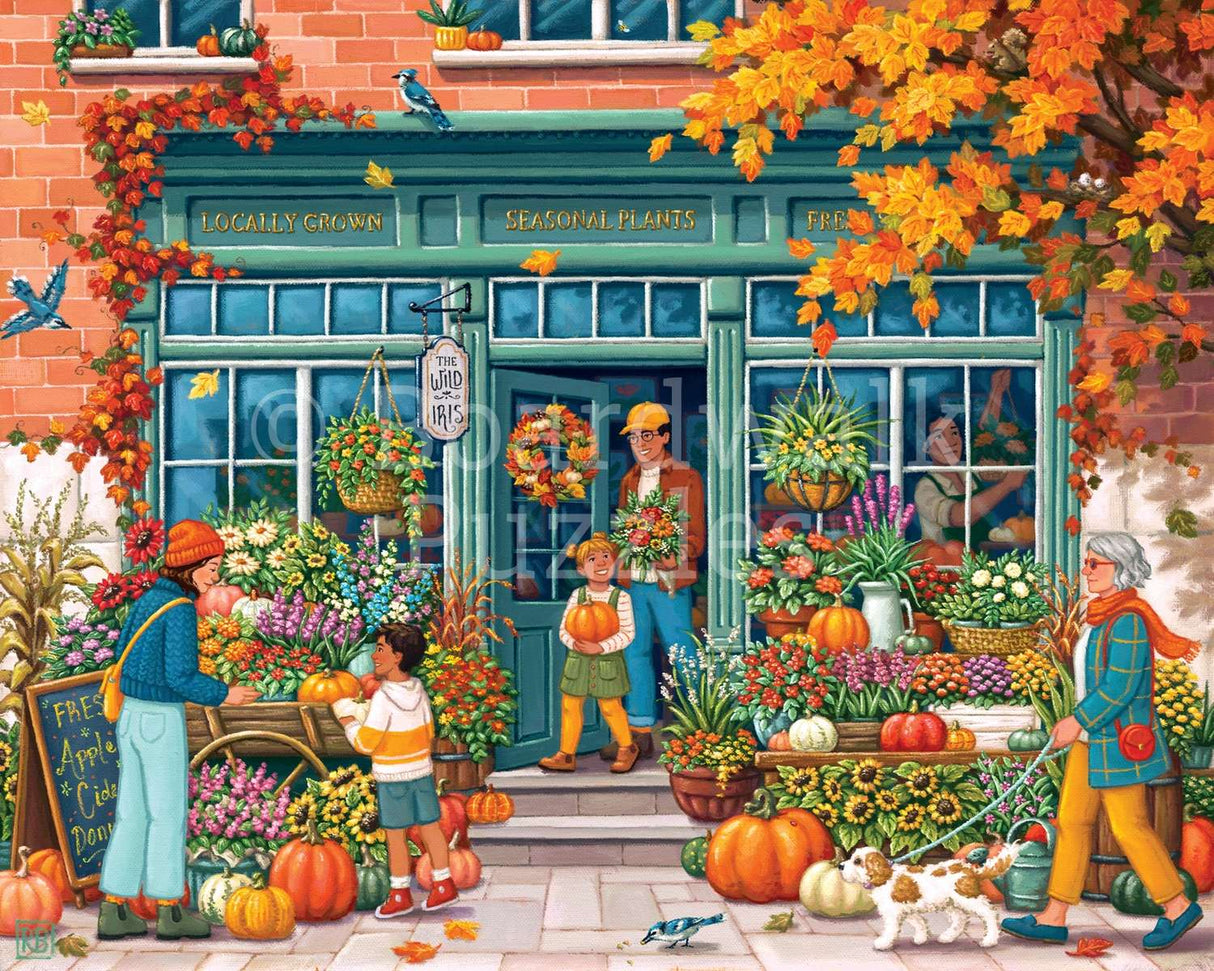 Flower Shop 500 Piece Puzzle by Boardwalk - Boardwalk - Jigsaw Puzzles - The Puzzle Center -