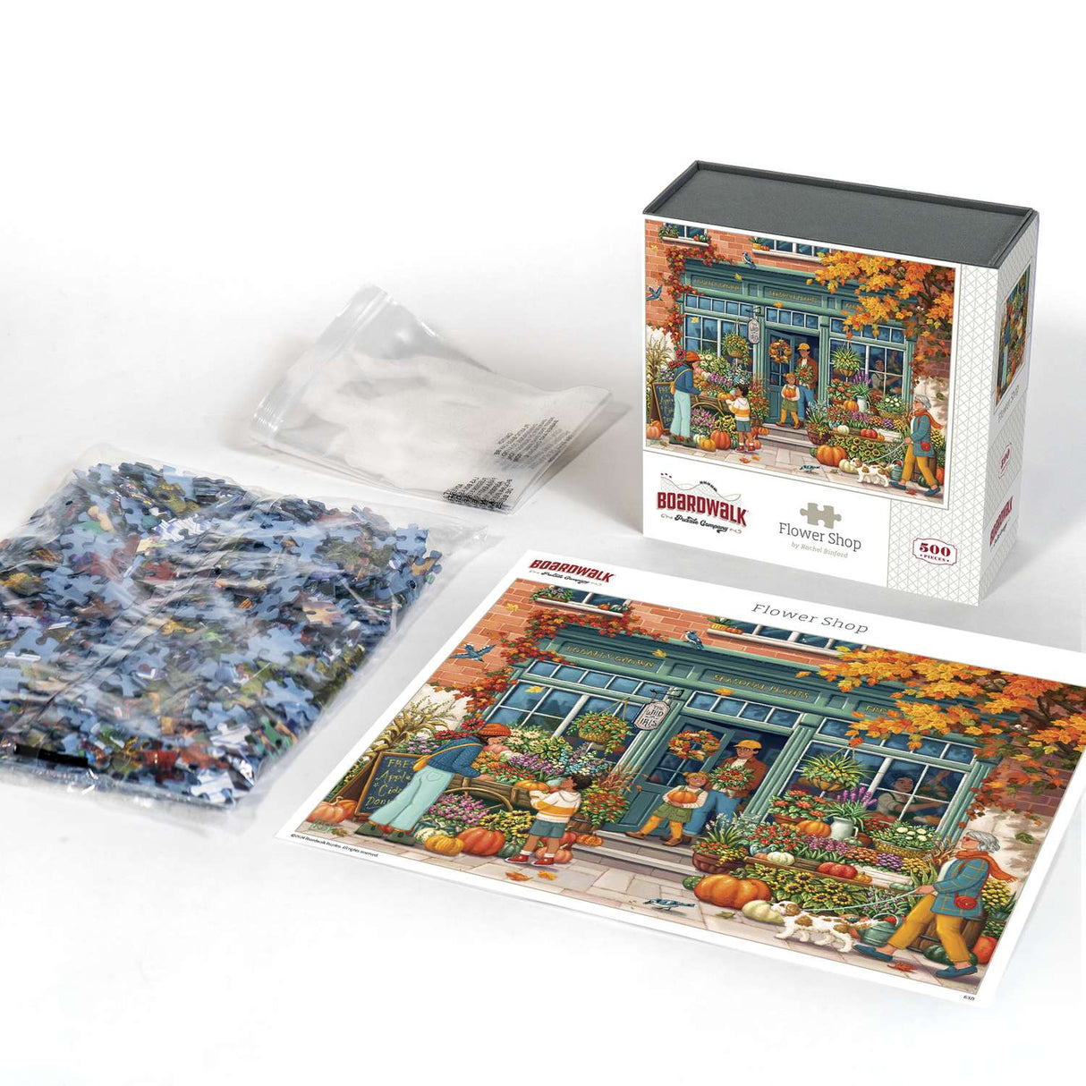Flower Shop 500 Piece Puzzle by Boardwalk - Boardwalk - Jigsaw Puzzles - The Puzzle Center -