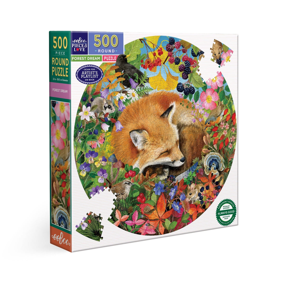 Forest Dream 500 Piece Jigsaw Puzzle | eeBoo - Jigsaw Puzzles - The Puzzle Center