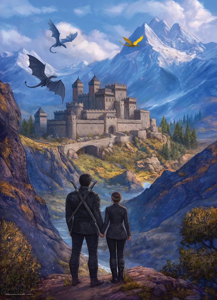 Fourth Wing - Violet & Xaden 1000 Piece Jigsaw Puzzle | Eurographics - Jigsaw Puzzles - The Puzzle Center