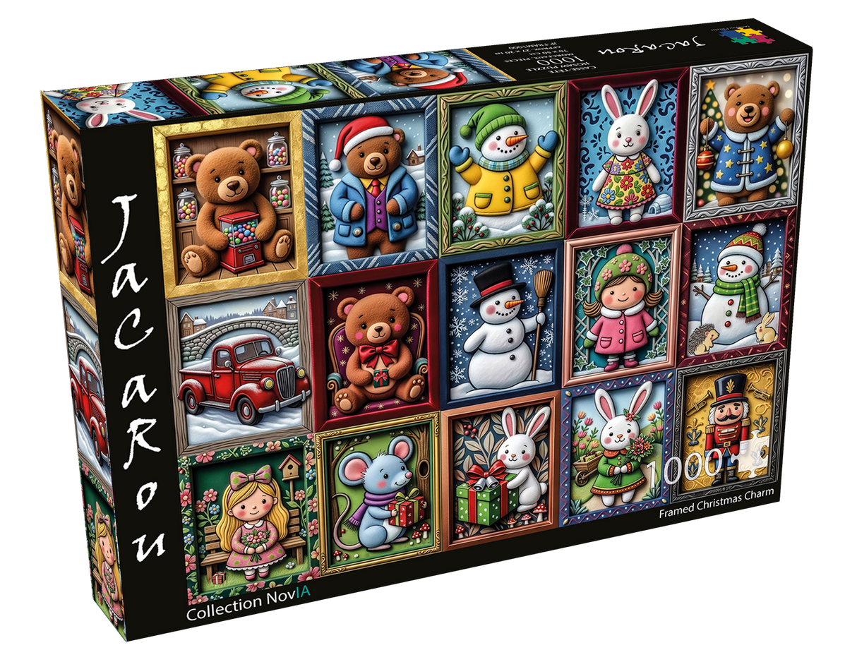 Framed Christmas Charm 1000 Piece Jigsaw Puzzle | JaCaRou - Jigsaw Puzzles - The Puzzle Center
