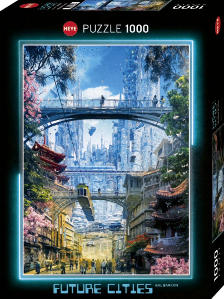 Future Cities Markets District 1000 Piece Jigsaw Puzzle | Heye - Jigsaw Puzzles - The Puzzle Center