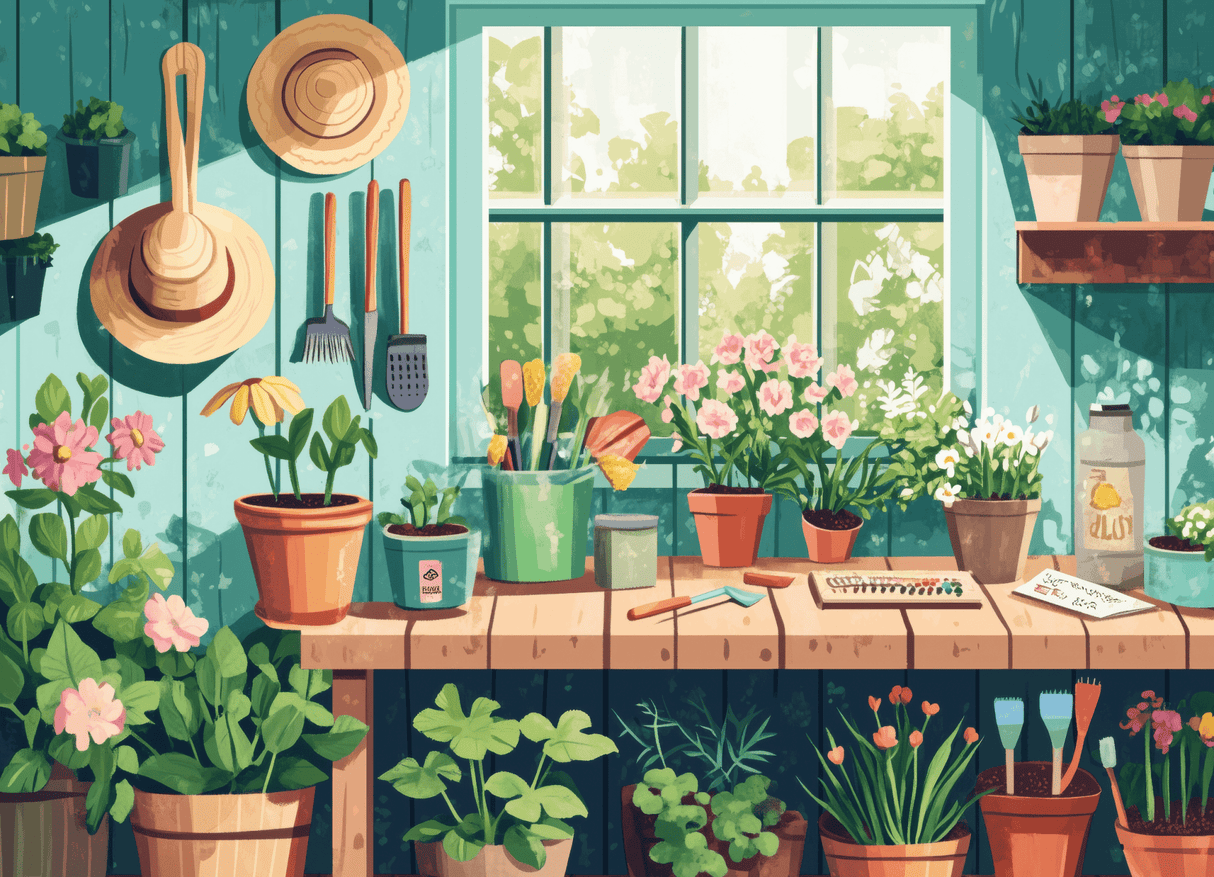 Gardener's Delight 1000 Piece Jigsaw Puzzle | Snappy Puzzles - Jigsaw Puzzles - The Puzzle Center