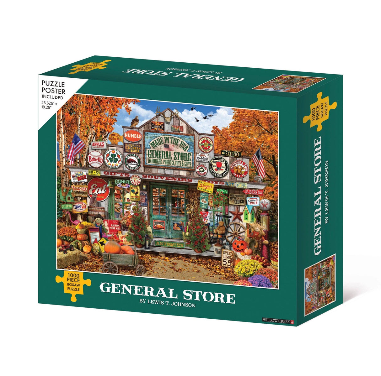 General Store 1000 Piece Puzzle by Willow Creek Press - Willow Creek Press & Gifts - Jigsaw Puzzles - The Puzzle Center -