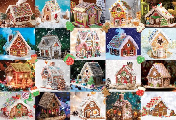 Gingerbread House Tin 550 Piece Jigsaw Puzzle by Eurographics - Festive & Collectible - Eurographics - Jigsaw Puzzles - The Puzzle Center -
