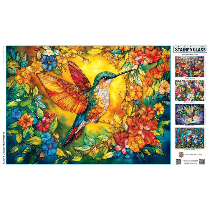 Glorius Hummingbird 1000 Piece Jigsaw Puzzle | Masterpieces - Jigsaw Puzzles - The Puzzle Center