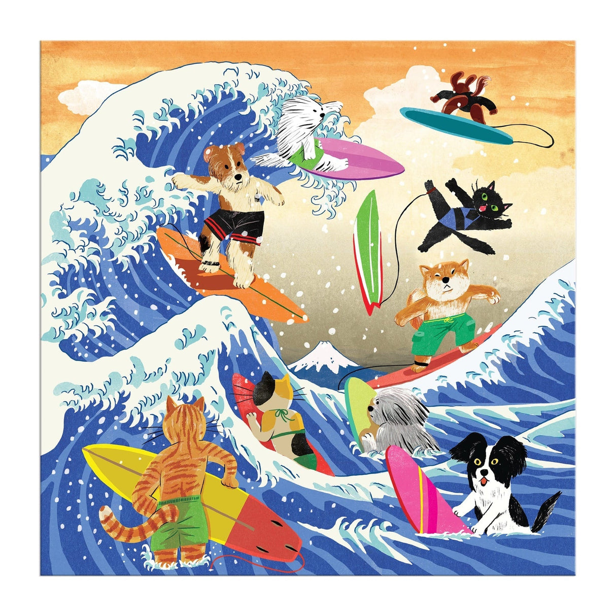 Great Surf 500 Piece Jigsaw Puzzle | Galison - Jigsaw Puzzles - The Puzzle Center
