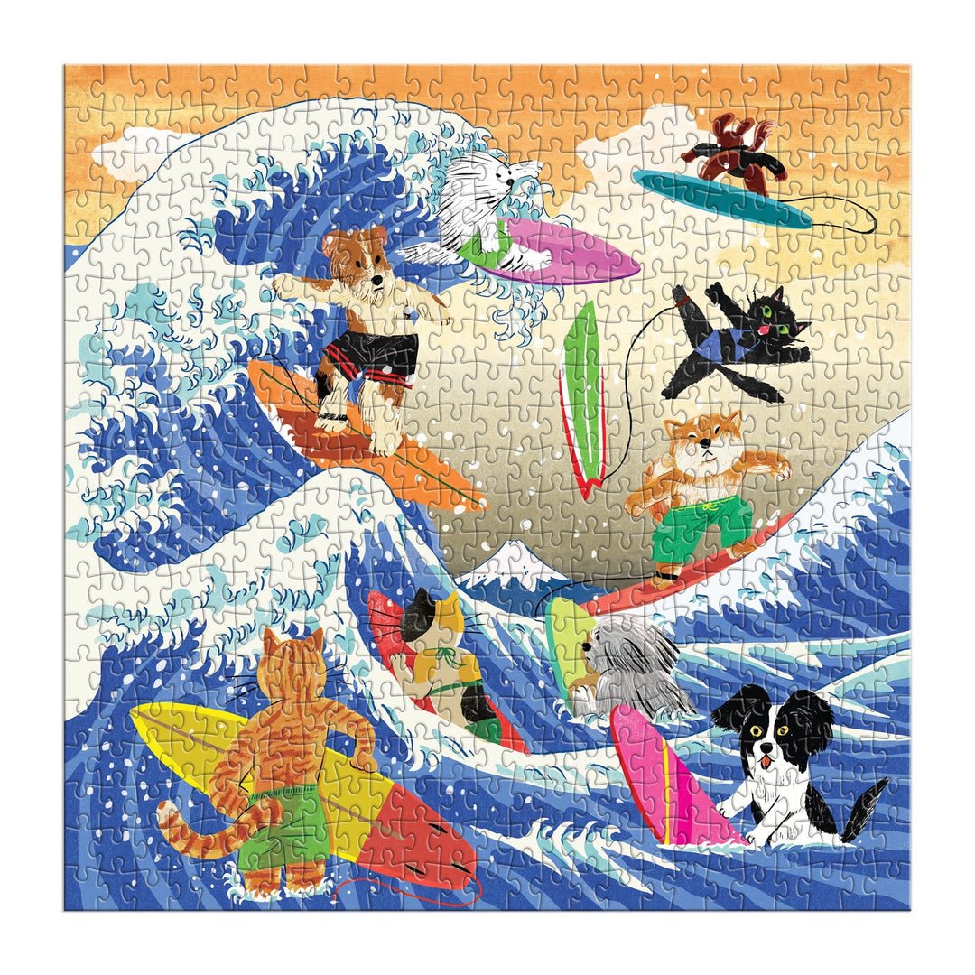 Great Surf 500 Piece Jigsaw Puzzle | Galison - Jigsaw Puzzles - The Puzzle Center
