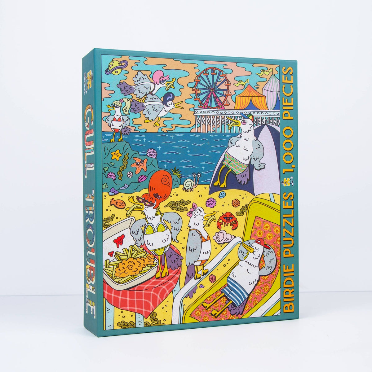 Gull Trouble 1000 Piece Jigsaw Puzzle | Birdie Puzzles - Jigsaw Puzzles - The Puzzle Center