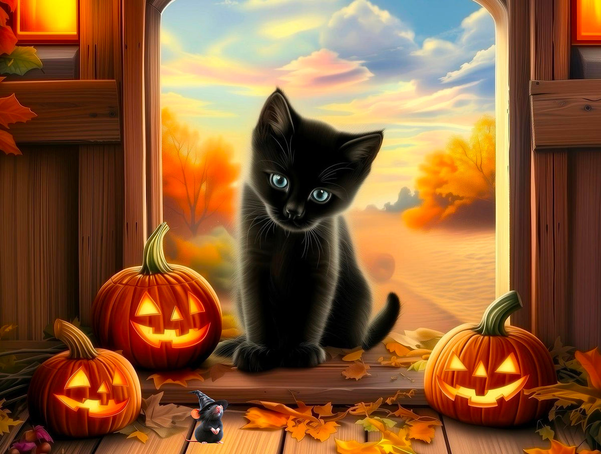 Halloween Pals 500 Piece Jigsaw Puzzle | SunsOut - Jigsaw Puzzles - The Puzzle Center