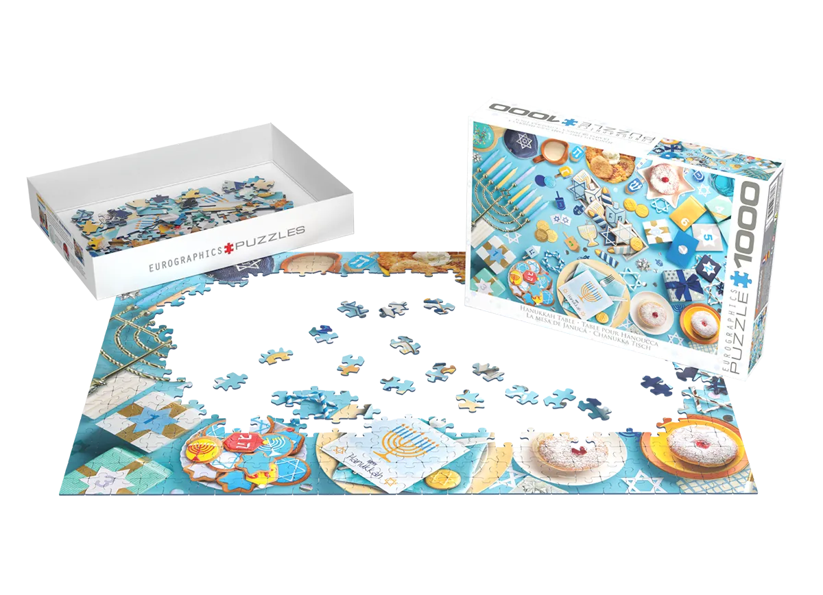 Hanukkah Table 1000 Piece Jigsaw Puzzle | Eurographics - Jigsaw Puzzles - The Puzzle Center