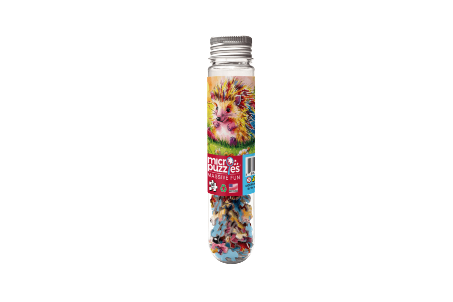 Happy Little Hedgehog 150 Piece Mini Jigsaw Puzzle | MicroPuzzles - Mini Jigsaw Puzzles - The Puzzle Center