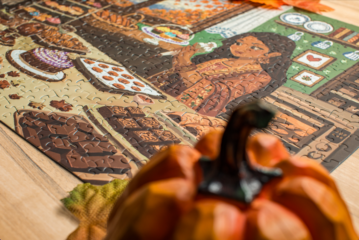 Heavenly Fall 500 Piece Jigsaw Puzzle | Laila Luxury Puzzles - Jigsaw Puzzles - The Puzzle Center