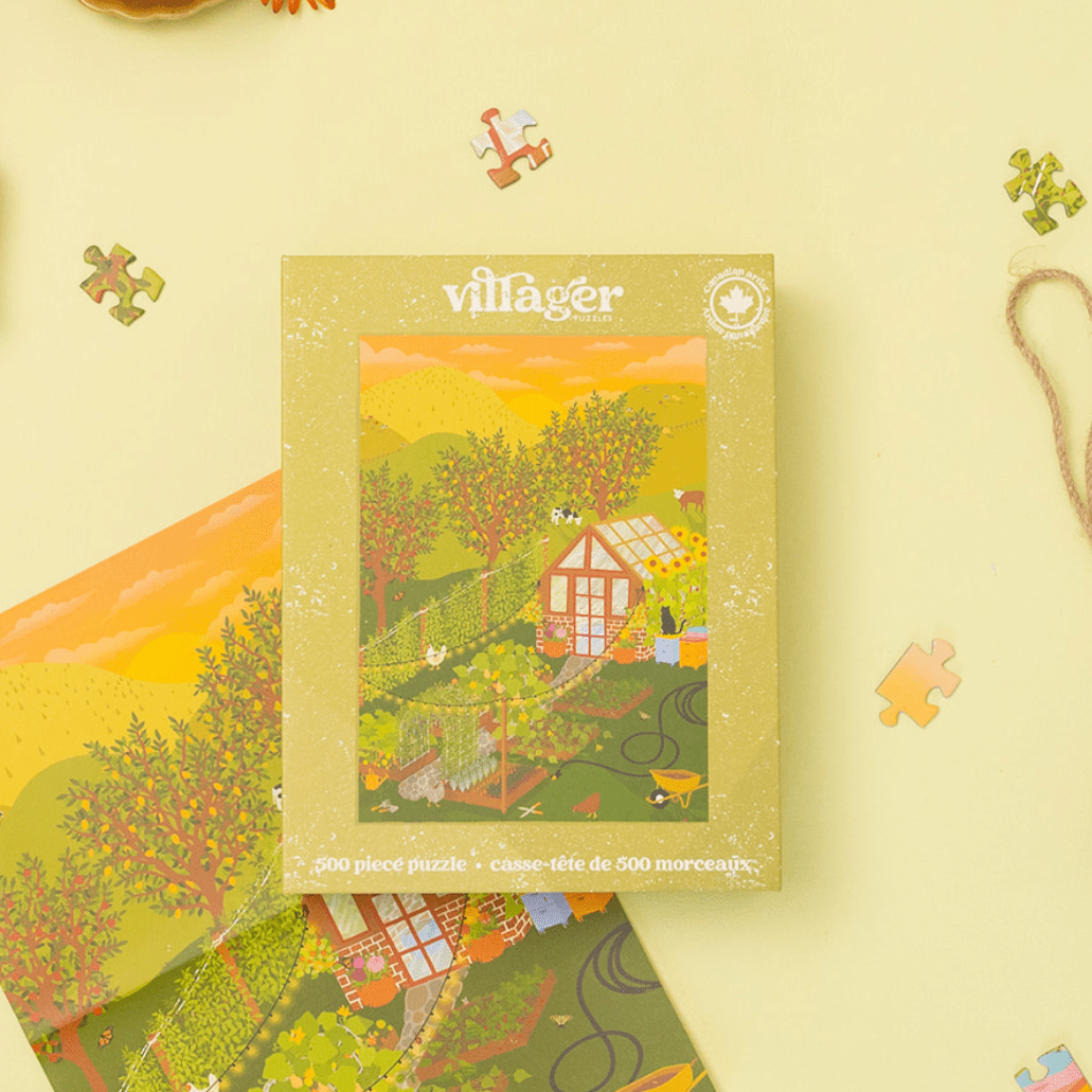 Hobby Farm 500 Piece JIgsaw Puzzle | Villager - Jigsaw Puzzle - The Puzzle Center