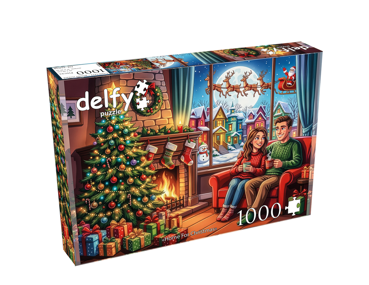Home For Christmas 1000 Piece Jigsaw Puzzle | Delfy - Jigsaw Puzzles - The Puzzle Center