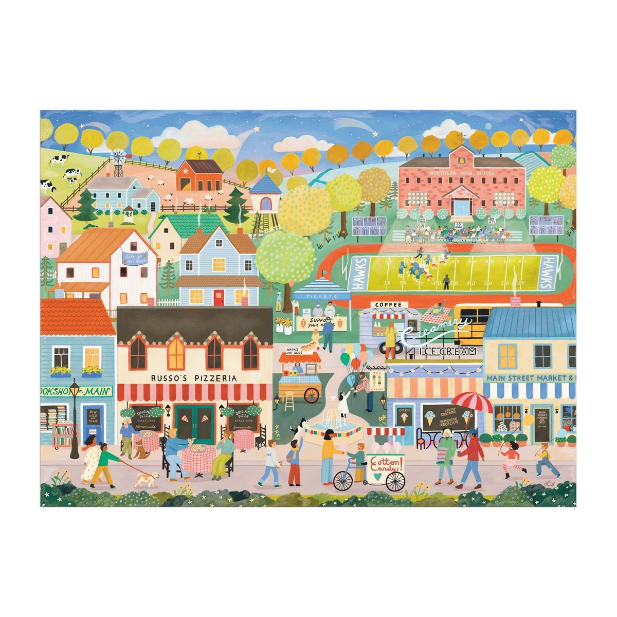 Hometown Cheer 1000 Piece Jigsaw Puzzle | Galison - Jigsaw Puzzles - The Puzzle Center
